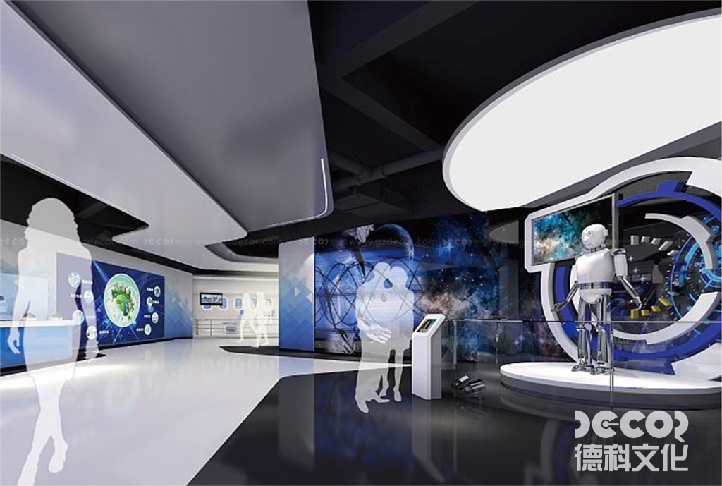 如何在科技展館設(shè)計中展示科技與工業(yè)發(fā)展的關(guān)聯(lián)？